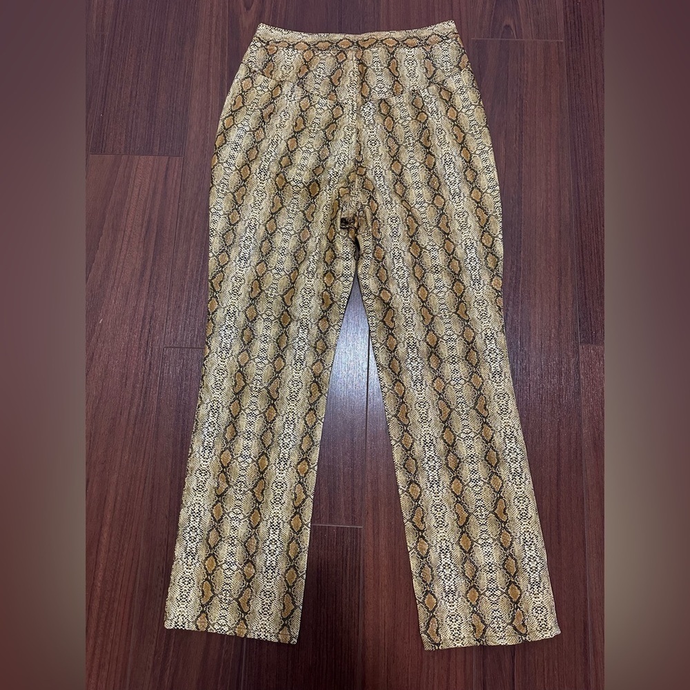 Free People Wild Horses Vegan High Waist Straight Leg Pants 2 - Picture 4 of 7